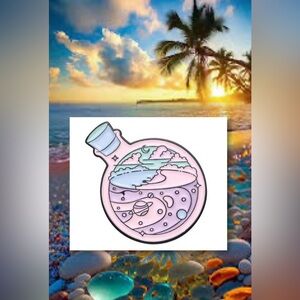 $2 PIN/BROOCH. ENAMEL/METAL. NEW. $2 WITH ANY $10 ORDER OR MORE